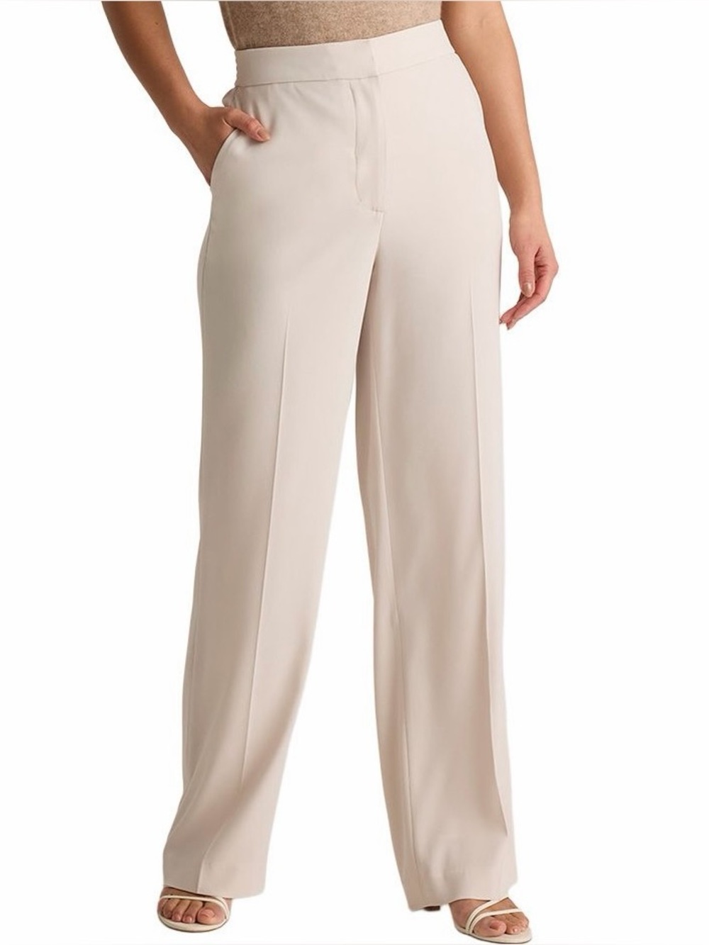 Quince Stretch Crepe Classic Trouser Pants‎